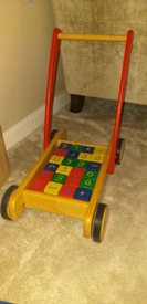 baby walker trolley with bricks